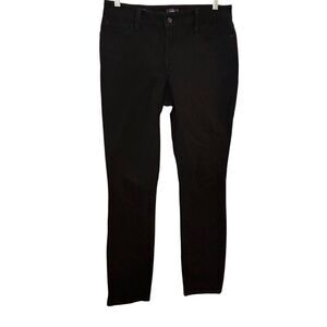 NYDJ Women's Size 8 Black Textured Jegging Pants with Lift Tuck Technology